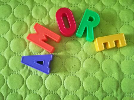 Colored lettering love, original photo, still lifeの写真素材