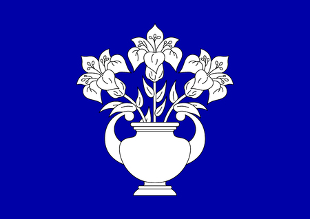 Dundee city local flag, United Kingdom, vector illustrationのイラスト素材