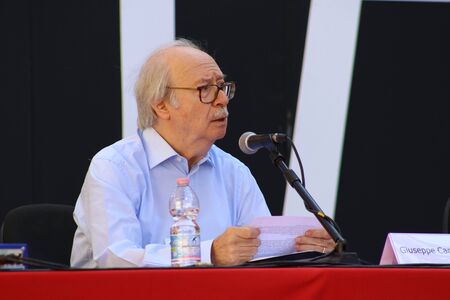 Modena - Italy, September 2019 - Festival Philosophy 2019, Giuseppe Cambianoのeditorial素材