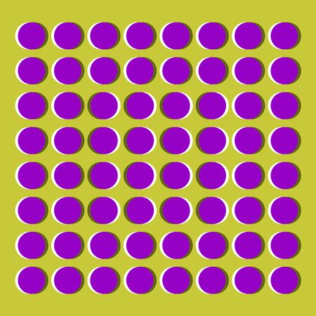 Graphical optical and illusion effect, vector illustrationのイラスト素材