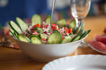 Beautifully laid table photo for youの写真素材