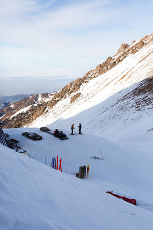 Slope on the skiing resort photo for you