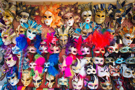 Colorful Venetian mask photo for youの写真素材
