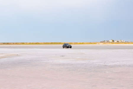 Salty pink lake photo for youの写真素材