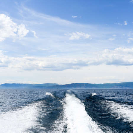 The great lake Baikal, Russiaの写真素材
