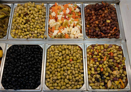 Artisan baker and pastry chef. Detail of breads in a bakeryの写真素材
