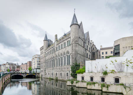 Castle of Gerald the Devil in Ghent, Belgium.のeditorial素材