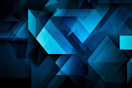 Abstract geometric background, vector illustration. Blue colors. Texture for designs.の写真素材