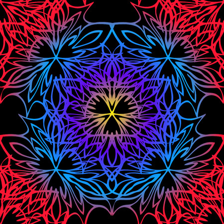 Elegant lace-like background. Nice and interesting hand-drawn illustrationのイラスト素材