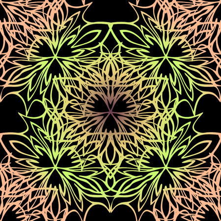 Elegant lace-like background. Nice and interesting hand-drawn illustrationのイラスト素材