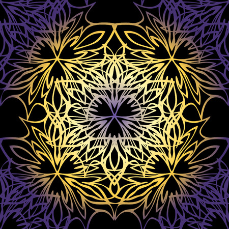 Elegant lace-like background. Nice and interesting hand-drawn illustrationのイラスト素材