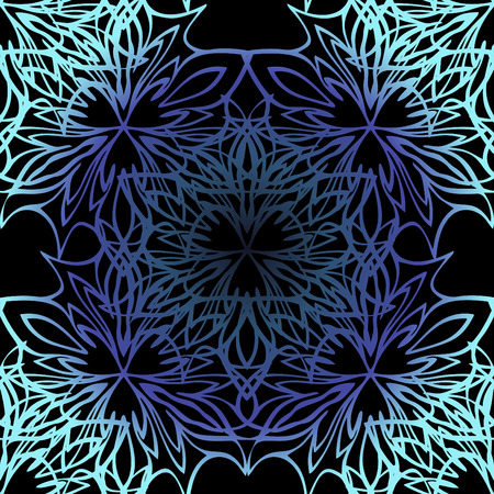 Elegant lace-like background. Nice and interesting hand-drawn illustrationのイラスト素材
