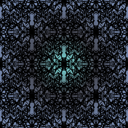 Elegant lace-like background. Nice and interesting hand-drawn illustrationのイラスト素材