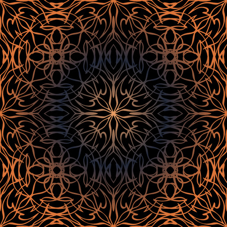Elegant lace-like background. Nice and interesting hand-drawn illustrationのイラスト素材