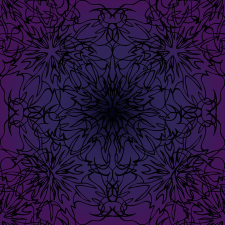 Elegant lace-like background. Nice and interesting hand-drawn illustrationのイラスト素材