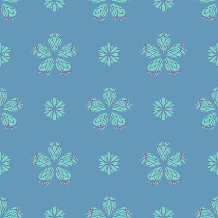 Elegant doodle seamless pattern. Nice hand-drawn vector illustrationのイラスト素材