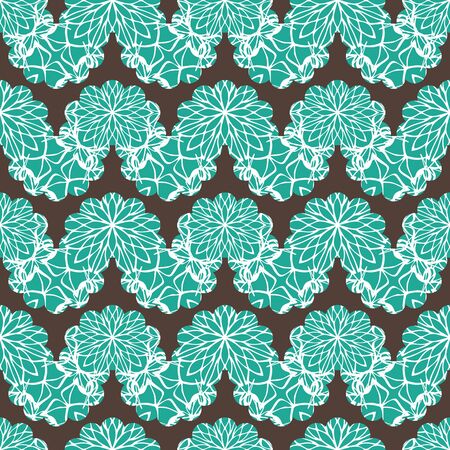 Elegant doodle seamless pattern. Nice hand-drawn vector illustrationのイラスト素材