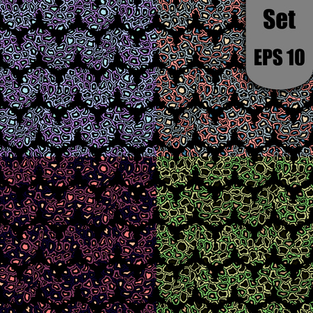 Elegant doodle seamless pattern. Nice hand-drawn vector illustrationのイラスト素材
