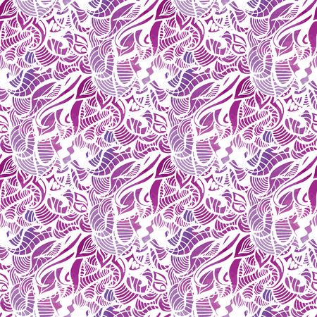Hand drawn seamless doodle colorful background pattern. Nice vector graphic illustration EPS 8のイラスト素材
