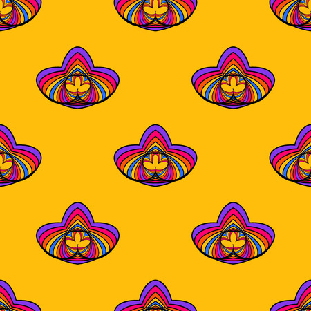 Colorful modern seamless pattern background. Nice and beautiful vector grafic illustrationのイラスト素材
