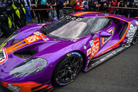 Le Mans / France - June 15-16 2019: 24 hours of Le Mans, on the track of race 24 hours of Le Mans...