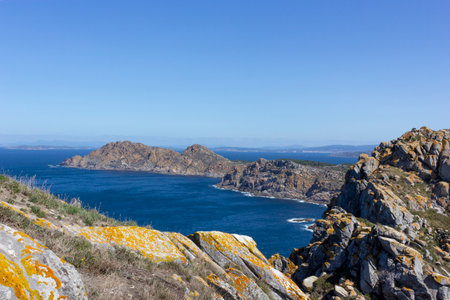 Paradise and mountainous island in the Atlantic ocean, in Spainの写真素材