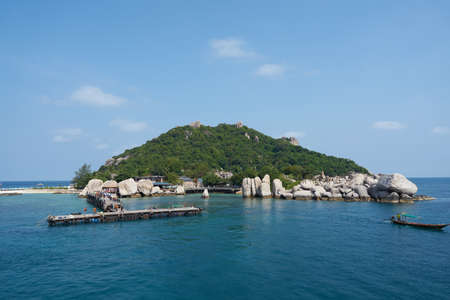 Island near Koh Phangan, Thailandのeditorial素材