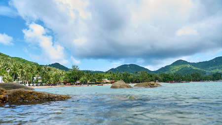 Sea view on a hot day. Ko Tao. Thailand.