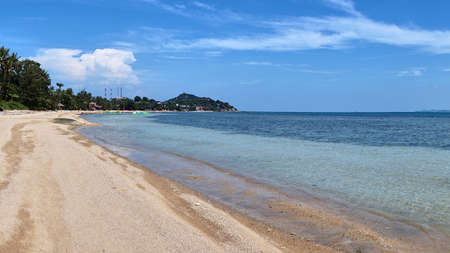Sea view on a hot day. Koh Pangan. Thailand.の写真素材
