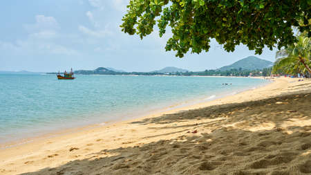 Sea view on a hot day. Koh Samui. Thailand.の写真素材