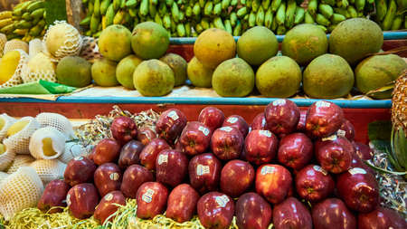 Fruits. Market on Koh Samui. Thailand.