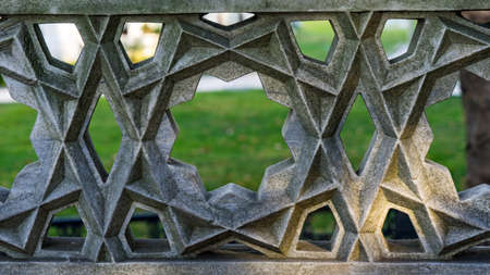 Guardrail on the terretory of sultanahmet, Istanbul, Turkeyの写真素材