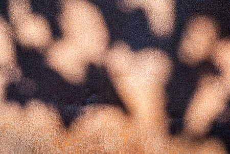 Abstract old rusty metal and shadow, backgroundの写真素材