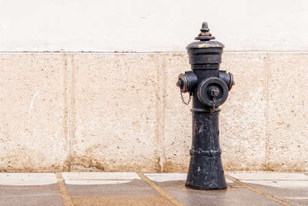 Fire hydrant vintage style in Vienna, Austriaの写真素材