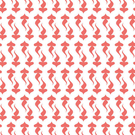 Seamless pattern with red hearts.のイラスト素材