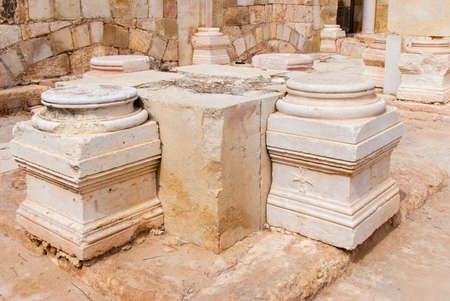 Crusader Church in Beit Guvrin National Park, Israel.の写真素材