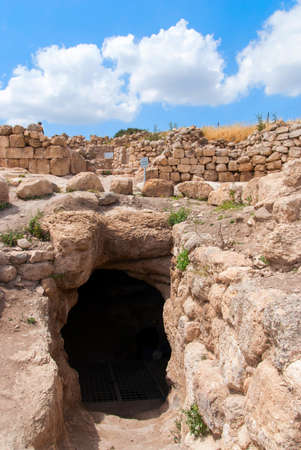 Etri ruins near Beit Shemeshの写真素材