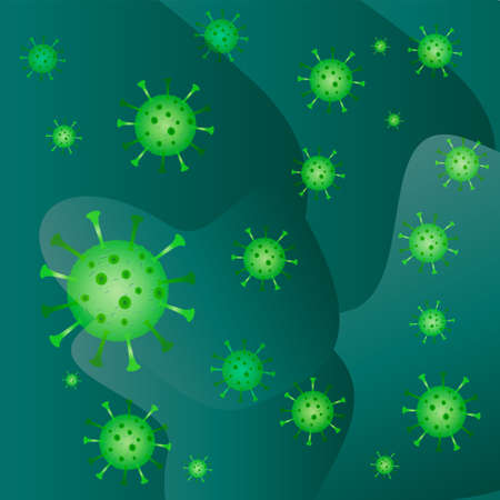 Coronavirus disease COVID-19 infection medical isolated.