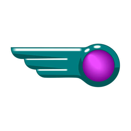 Vector Logo Design Template . Abstract Colorful Wing Icon.のイラスト素材
