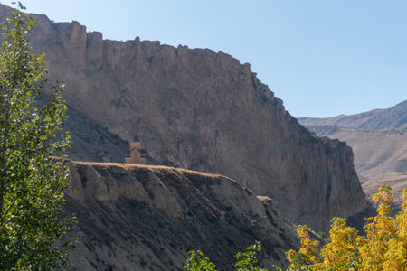 View from the mountain on the church