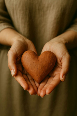Sad little girl sitting on the floor and looking out the window.の素材