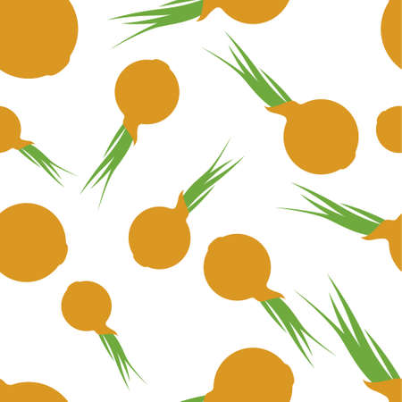 Pattern Silhouette Onionのイラスト素材