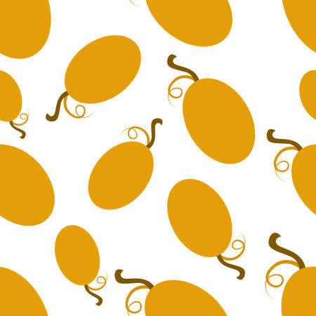 Pattern Silhouette Melonsのイラスト素材
