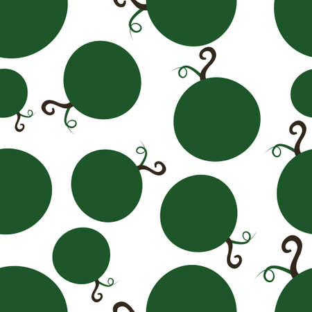 Pattern Silhouette Watermelonのイラスト素材