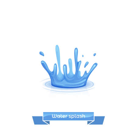Water Splashのイラスト素材