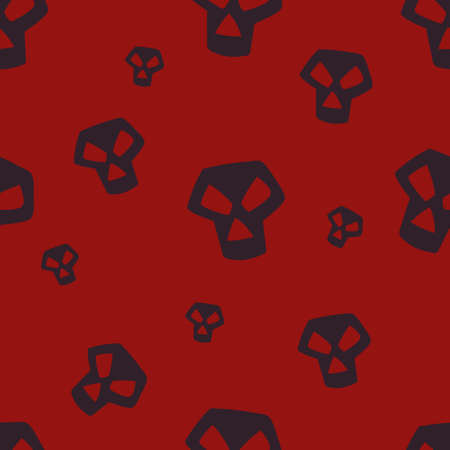 Red Skull Pattern Smallのイラスト素材