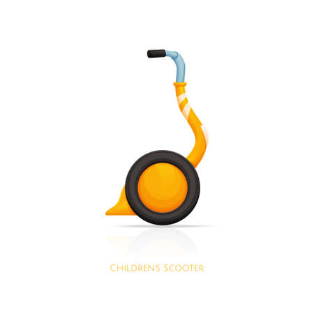 Childrens Scooter Oneのイラスト素材