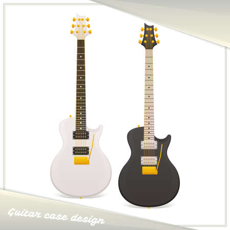 Design Guitar Caseのイラスト素材