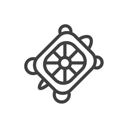 Turtle vector icon. Illustration isolated for graphic and web design.のイラスト素材