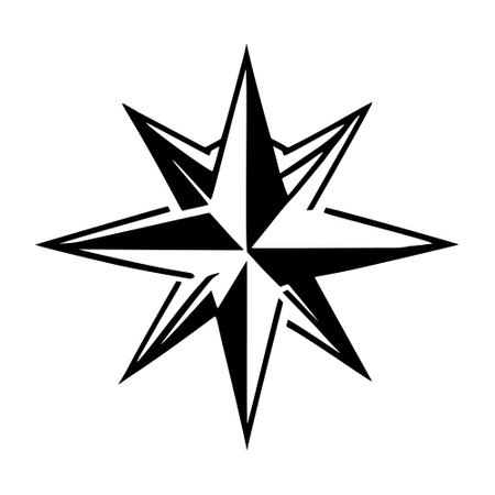 star icon logo, vector illustration.のイラスト素材